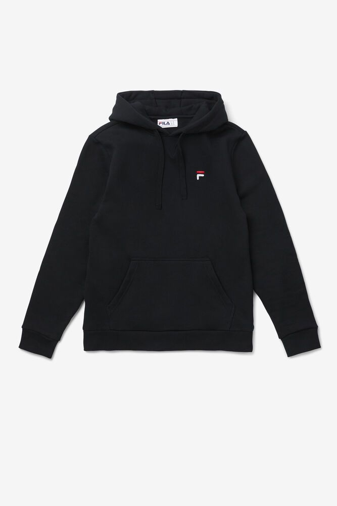 Fila Luka Hoodie Black - Mens - 51427PZUA